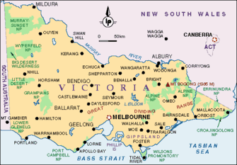 Map of Victoria